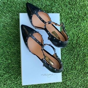 Halogen Black Studded Heels